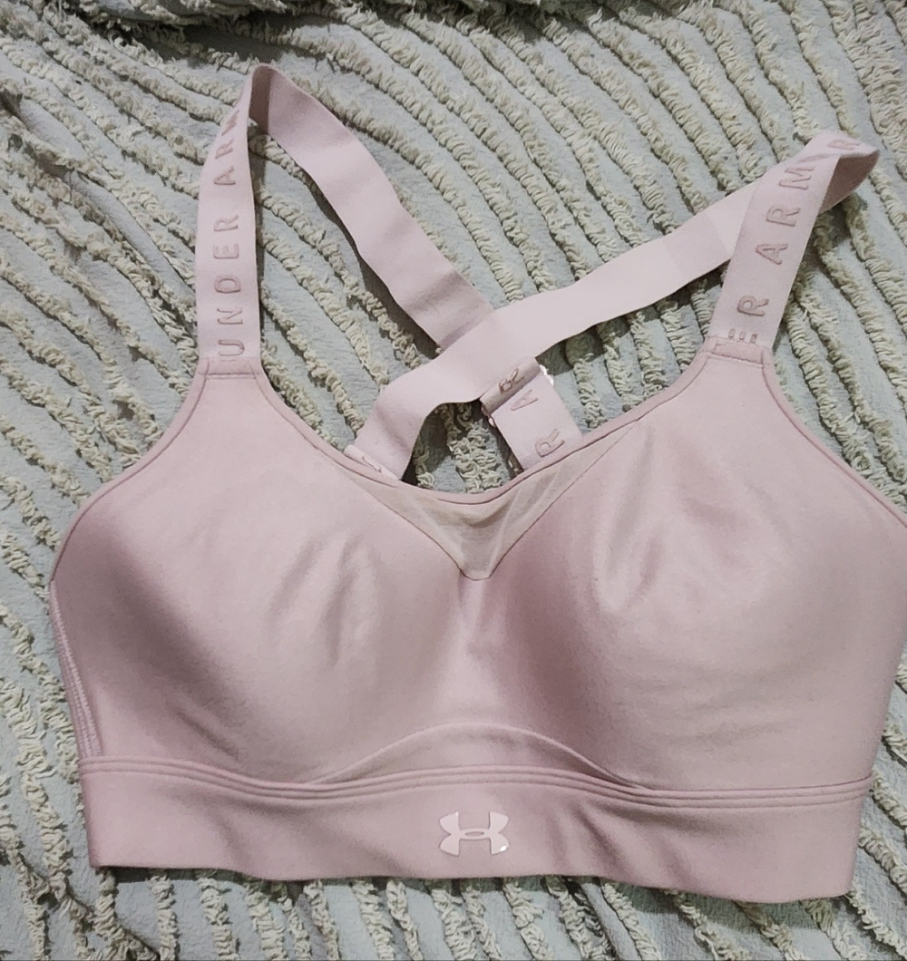 Under Armour Light Pink Sports Bra